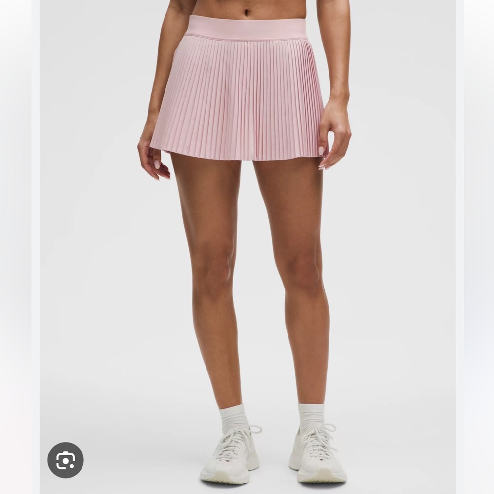 NWT Lululemon Varsity High-Rise Pleated Tennis Skirt / Pink Haze